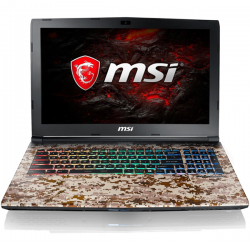 Laptop MSI GE62 7RE Apache Pro CAMO 676XVN (Black)